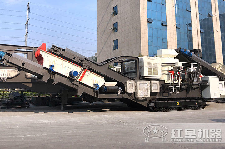 履帶式液壓驅(qū)動破碎站近圖 履帶式液壓驅(qū)動破碎站近圖