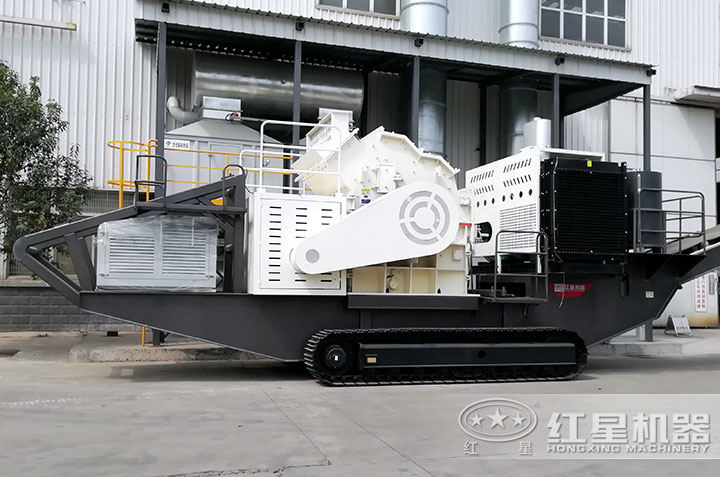 履帶式液壓破碎站整機結(jié)構(gòu) 履帶式液壓破碎站整機結(jié)構(gòu)