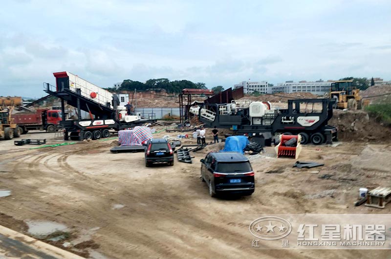 移動(dòng)式石英巖制砂生產(chǎn)線 移動(dòng)式石英巖制砂生產(chǎn)線