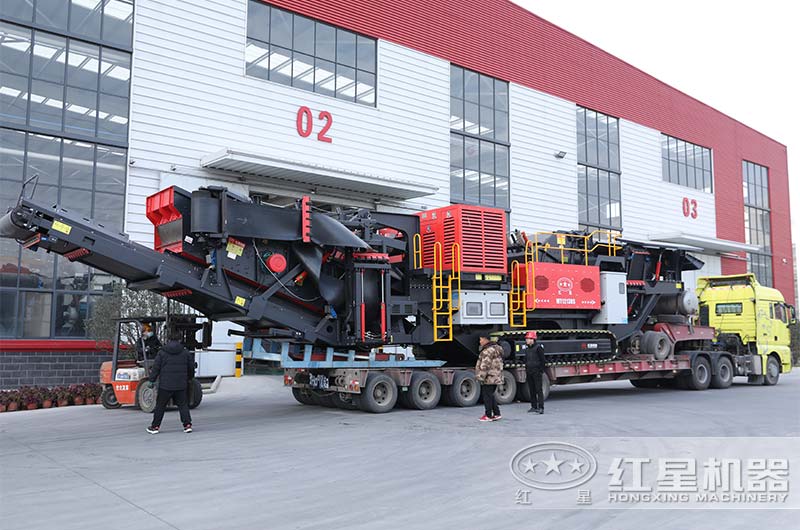 履帶移動式破碎機發(fā)貨建筑垃圾處理廠 履帶移動式破碎機發(fā)貨建筑垃圾處理廠