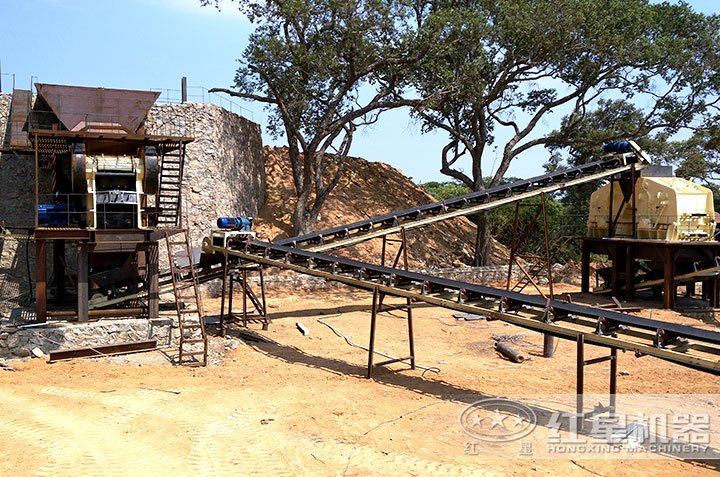 煤炭破碎生產(chǎn)線安裝現(xiàn)場 煤炭破碎生產(chǎn)線安裝現(xiàn)場