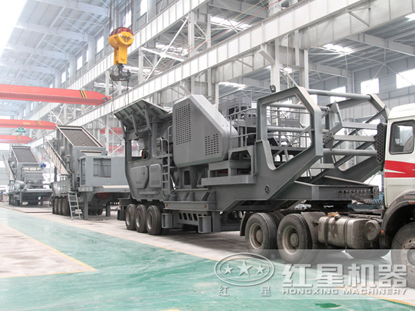 車載移動(dòng)使石子機(jī)車間 車載移動(dòng)使石子機(jī)車間