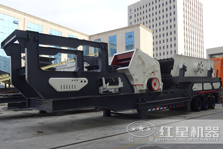 輪胎式移動(dòng)破碎站 輪胎式移動(dòng)破碎站