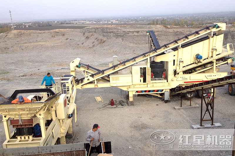 圓錐移動破碎機現(xiàn)場圖 圓錐移動破碎機現(xiàn)場圖