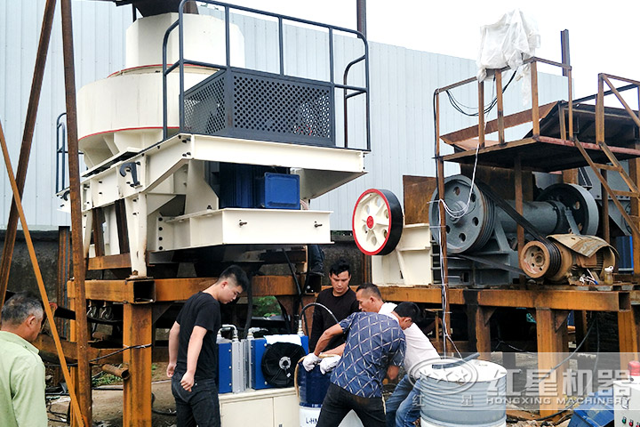 vsi5x離心沖擊式破碎機(jī)安裝 vsi5x離心沖擊式破碎機(jī)安裝