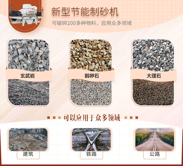 制砂機(jī)應(yīng)用范圍 制砂機(jī)應(yīng)用范圍