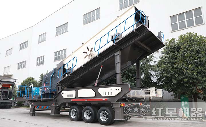 建筑垃圾移動破碎站 建筑垃圾移動破碎站