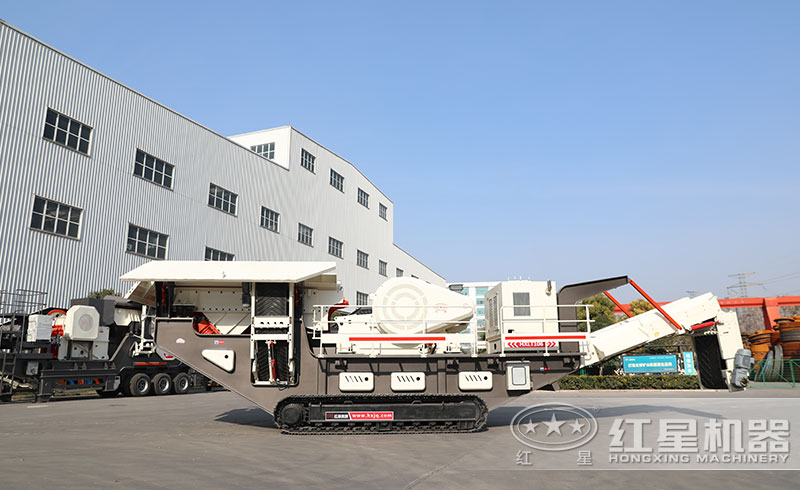 履帶式車載一體沙石機 履帶式車載一體沙石機