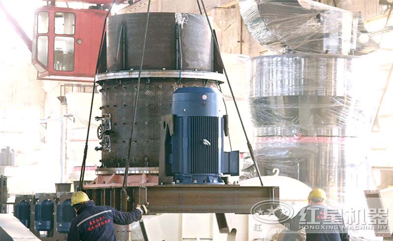 立式破碎機(jī)生產(chǎn)車間 立式破碎機(jī)生產(chǎn)車間