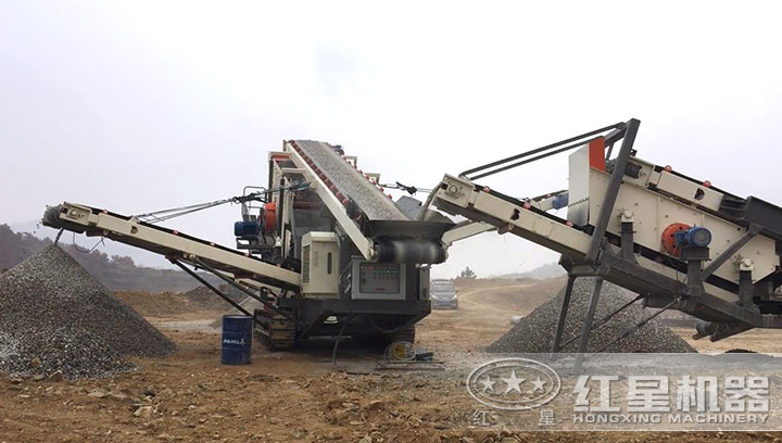 移動石料生產線 移動石料生產線