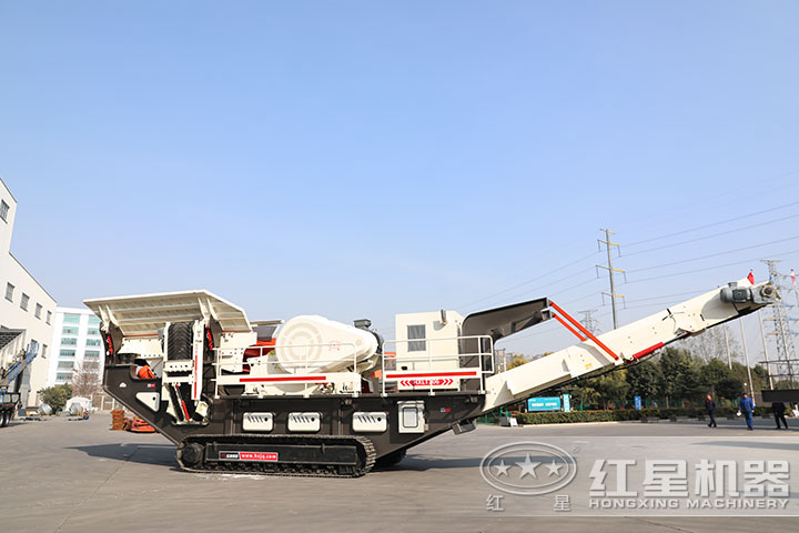 全液壓履帶式移動破碎篩分一體機 全液壓履帶式移動破碎篩分一體機