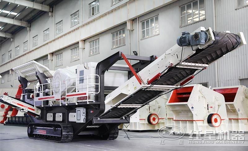 油電兩用履帶式移動碎石機實拍圖 油電兩用履帶式移動碎石機實拍圖