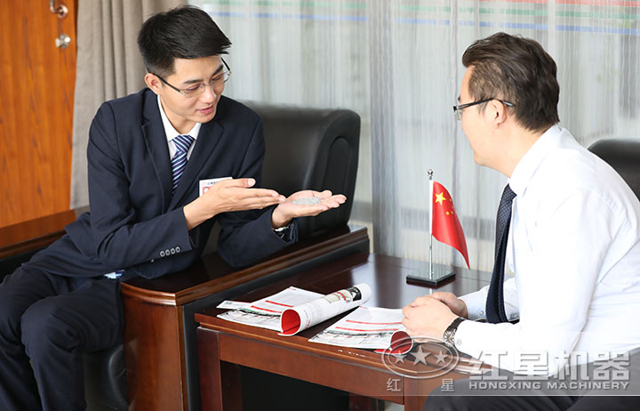 合作共贏，來廠客戶物料展示