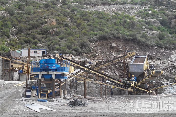 建筑用砂制砂機(jī)安裝現(xiàn)場(chǎng) 建筑用砂制砂機(jī)安裝現(xiàn)場(chǎng)