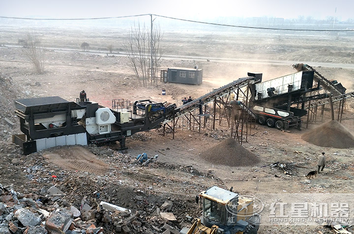 移動(dòng)式建筑垃圾粉碎機(jī)詳細(xì)搭配 移動(dòng)式建筑垃圾粉碎機(jī)詳細(xì)搭配