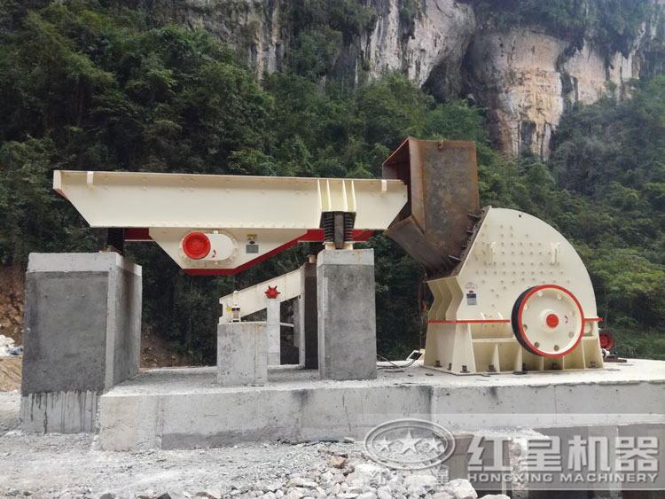 河南信陽時產(chǎn)350噸錘破現(xiàn)場，用戶拿出廠價入手這臺設(shè)備