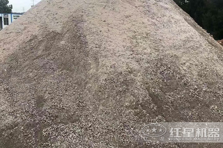 風(fēng)化砂制砂機(jī)現(xiàn)場成品物料 風(fēng)化砂制砂機(jī)現(xiàn)場成品物料