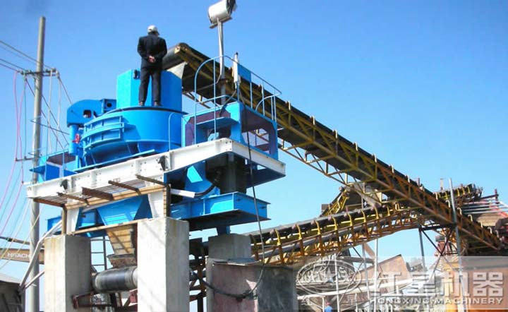 用戶制砂現(xiàn)場，點擊咨詢獲得生產(chǎn)線配置及報價