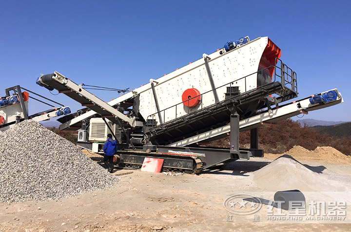 時產(chǎn)500噸石子生產(chǎn)線現(xiàn)場 時產(chǎn)500噸石子生產(chǎn)線現(xiàn)場