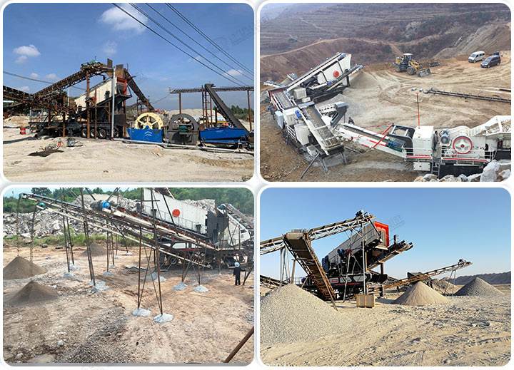 小型移動(dòng)碎沙機(jī)現(xiàn)場合集 小型移動(dòng)碎沙機(jī)現(xiàn)場合集