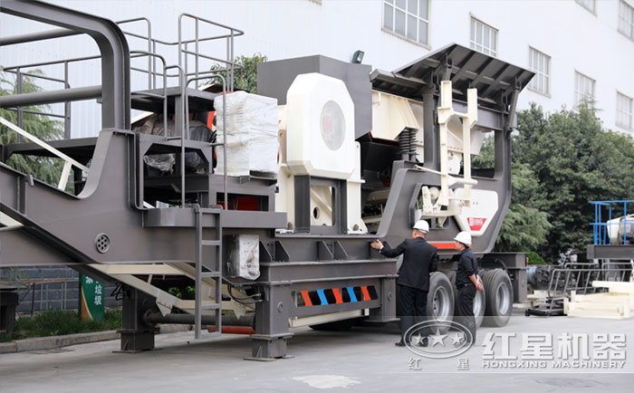 客戶參觀移動破碎站 客戶參觀移動破碎站