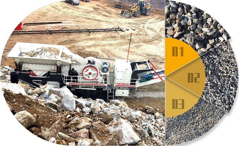 l履帶移動(dòng)磕石機(jī)成品物料 l履帶移動(dòng)磕石機(jī)成品物料