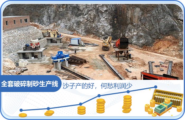 全套破碎制砂生產(chǎn)線現(xiàn)場(chǎng) 全套破碎制砂生產(chǎn)線現(xiàn)場(chǎng)