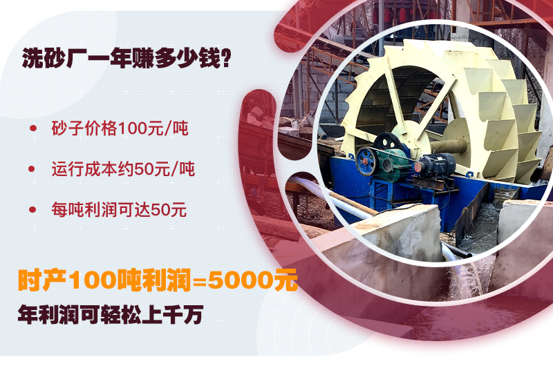 洗沙場(chǎng)一年可以賺多少 洗沙場(chǎng)一年可以賺多少