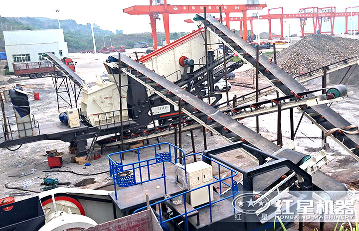 移動(dòng)反擊破安裝現(xiàn)場(chǎng) 移動(dòng)反擊破安裝現(xiàn)場(chǎng)