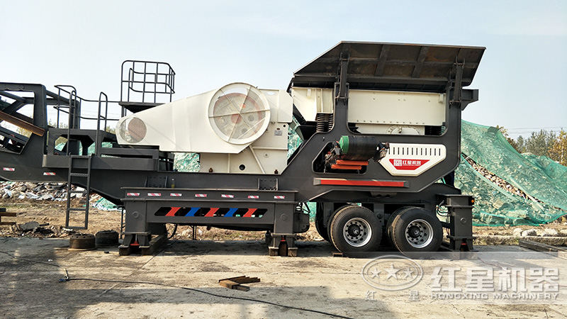 廊坊移動(dòng)制砂廠安裝中，很快就可以開業(yè)了