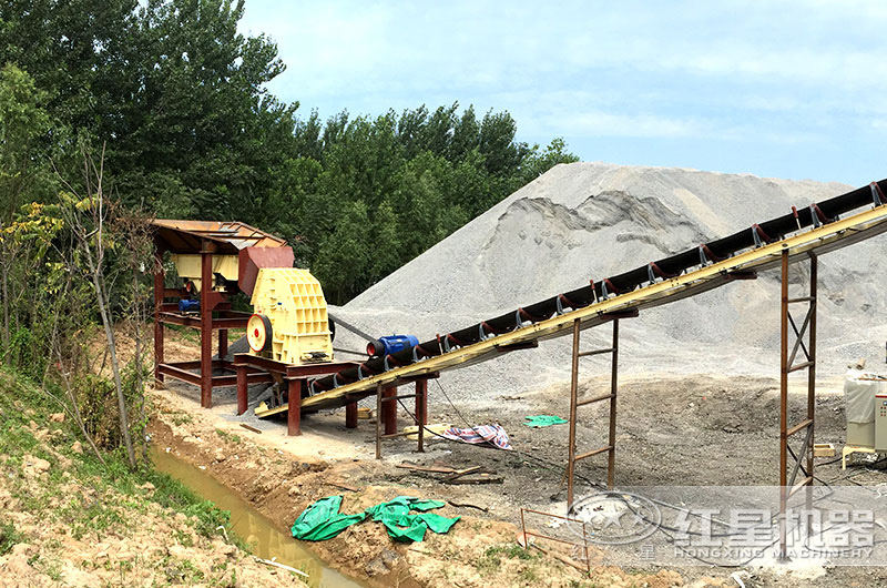 錘破可自成一條線，省去一級(jí)二級(jí)破碎過程