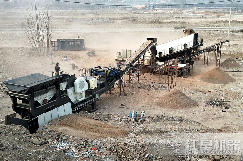 建筑垃圾制沙機(jī)作業(yè)現(xiàn)場(chǎng) 建筑垃圾制沙機(jī)作業(yè)現(xiàn)場(chǎng)