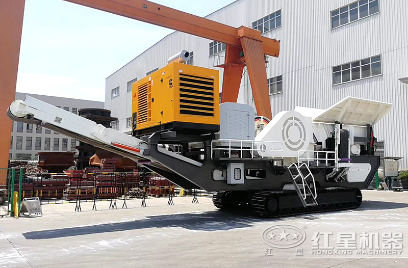 建筑垃圾移動式破碎站 建筑垃圾移動式破碎站