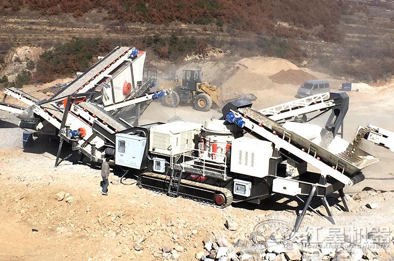 履帶式移動建筑垃圾生產線 履帶式移動建筑垃圾生產線