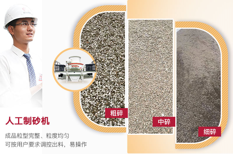 人工制砂機成品展示 人工制砂機成品展示
