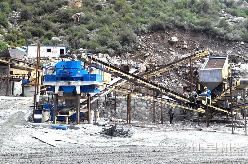 制砂機安裝現場 制砂機安裝現場