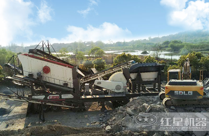 廢棄混凝土制沙現(xiàn)場 廢棄混凝土制沙現(xiàn)場