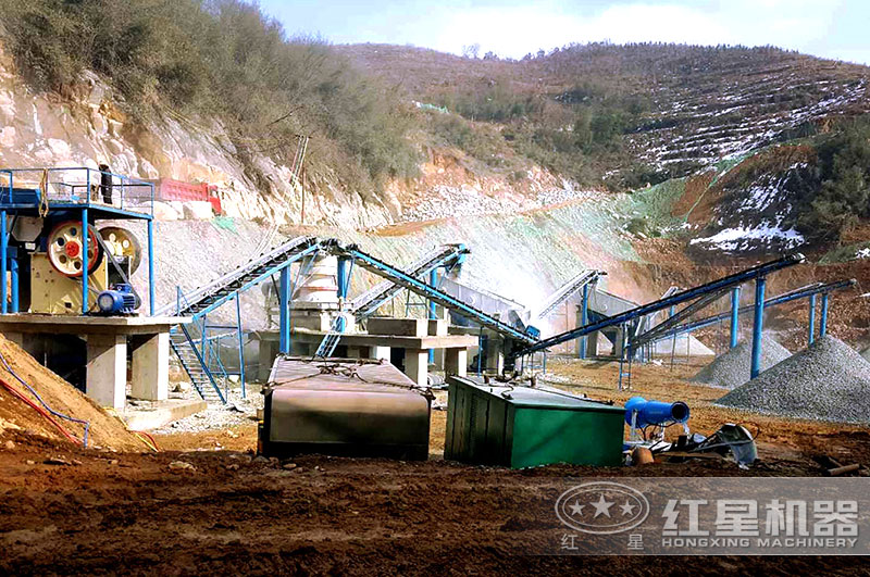 顎破+圓錐破碎石現(xiàn)場(chǎng) 顎破+圓錐破碎石現(xiàn)場(chǎng)