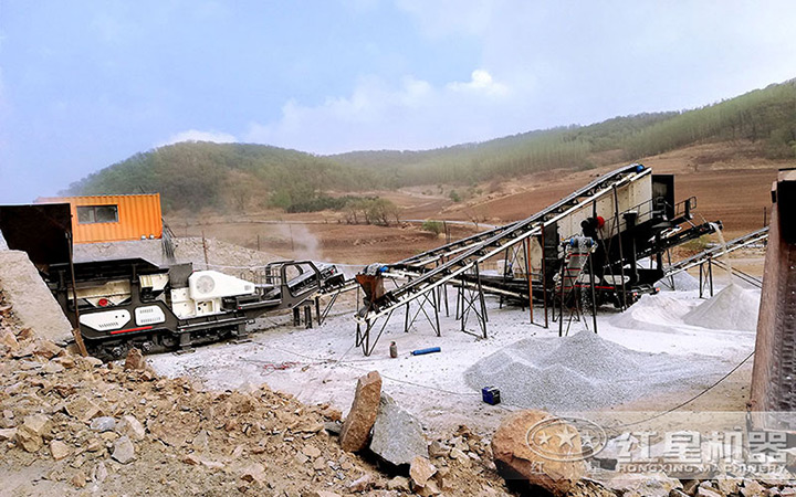 制砂機(jī)作業(yè)現(xiàn)場 制砂機(jī)作業(yè)現(xiàn)場