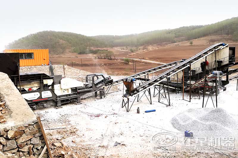 移動破碎站工作現(xiàn)場 移動破碎站工作現(xiàn)場