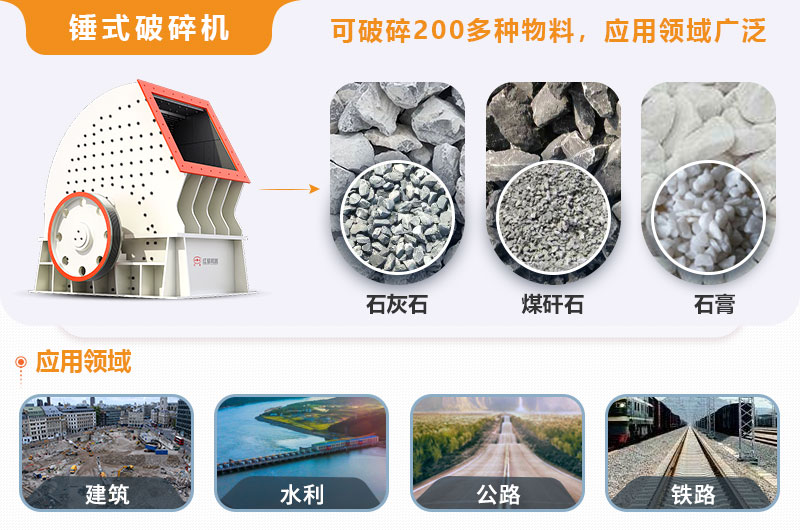 重錘式破碎機(jī)應(yīng)用范圍 重錘式破碎機(jī)應(yīng)用范圍