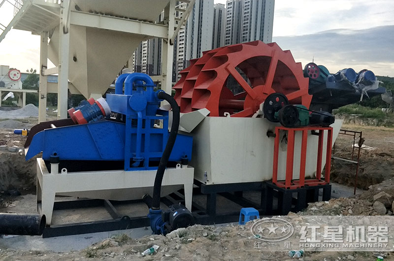 洗砂機(jī)和細(xì)砂回收機(jī)安裝現(xiàn)場(chǎng) 洗砂機(jī)和細(xì)砂回收機(jī)安裝現(xiàn)場(chǎng)