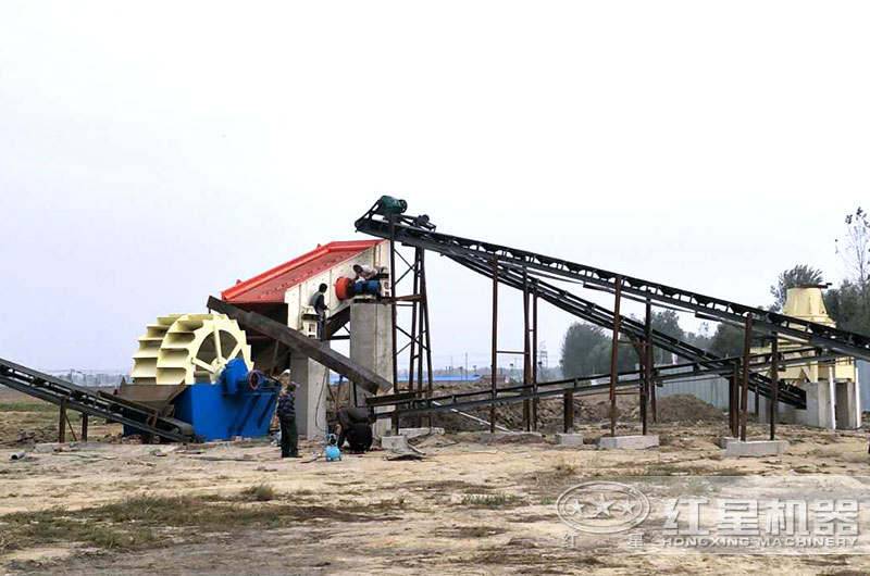 洗砂機(jī)生產(chǎn)現(xiàn)場 洗砂機(jī)生產(chǎn)現(xiàn)場