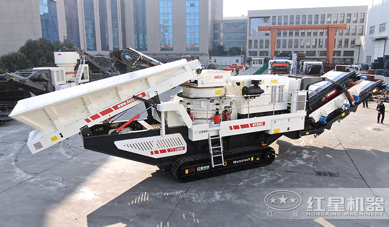 履帶式小型移動破碎沙石機 履帶式小型移動破碎沙石機