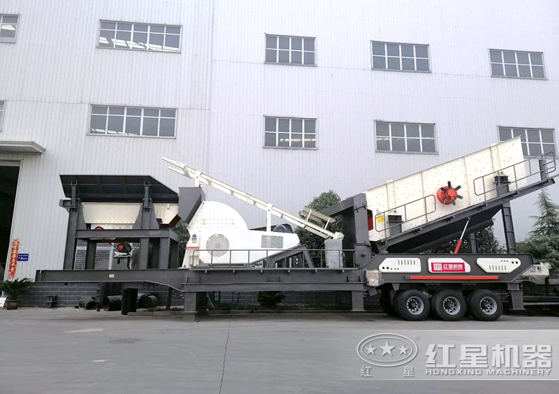 輪胎移動式新型碎石機 輪胎移動式新型碎石機
